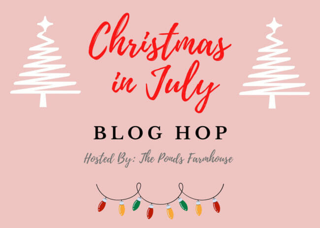 pink Christmas in July graphic