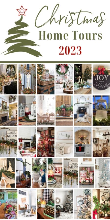 collage of home decor tours