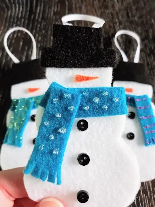 felt snowmen craft