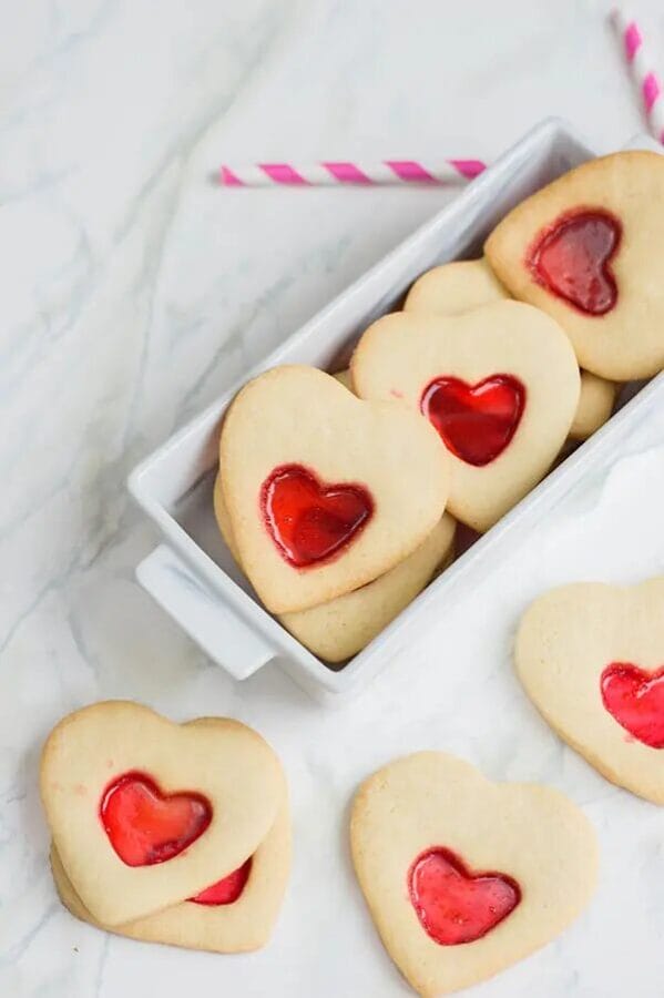 heart shaped cookies