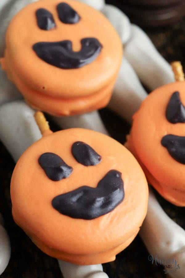 jack o'lantern cookies
