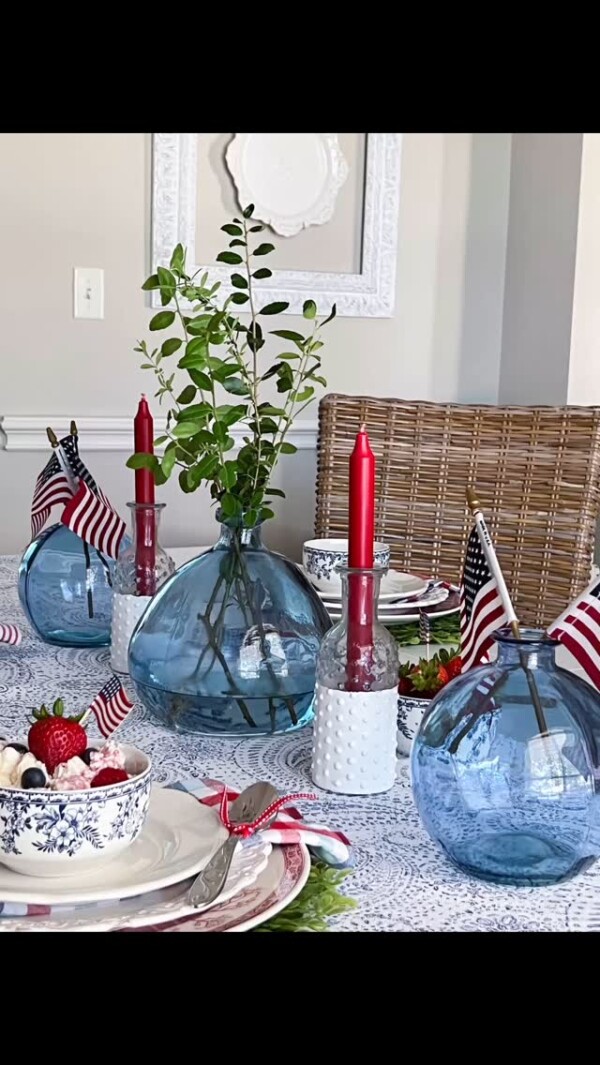 Hope everyone has a wonderful Memorial Day weekend. 🇺🇸🇺🇸
.
redwhiteandbluepatrioticdecor  patrioticfarmhouse  patriotic  memorialday🇺🇸 redwhiteblue  cottagecore  cottagecorestyle  farmhouseinspo  farmhousedecorating  cottagesandbungalows  betterhomesandgardens  cottageliving  farmhouseliving  countrylivingmagazine